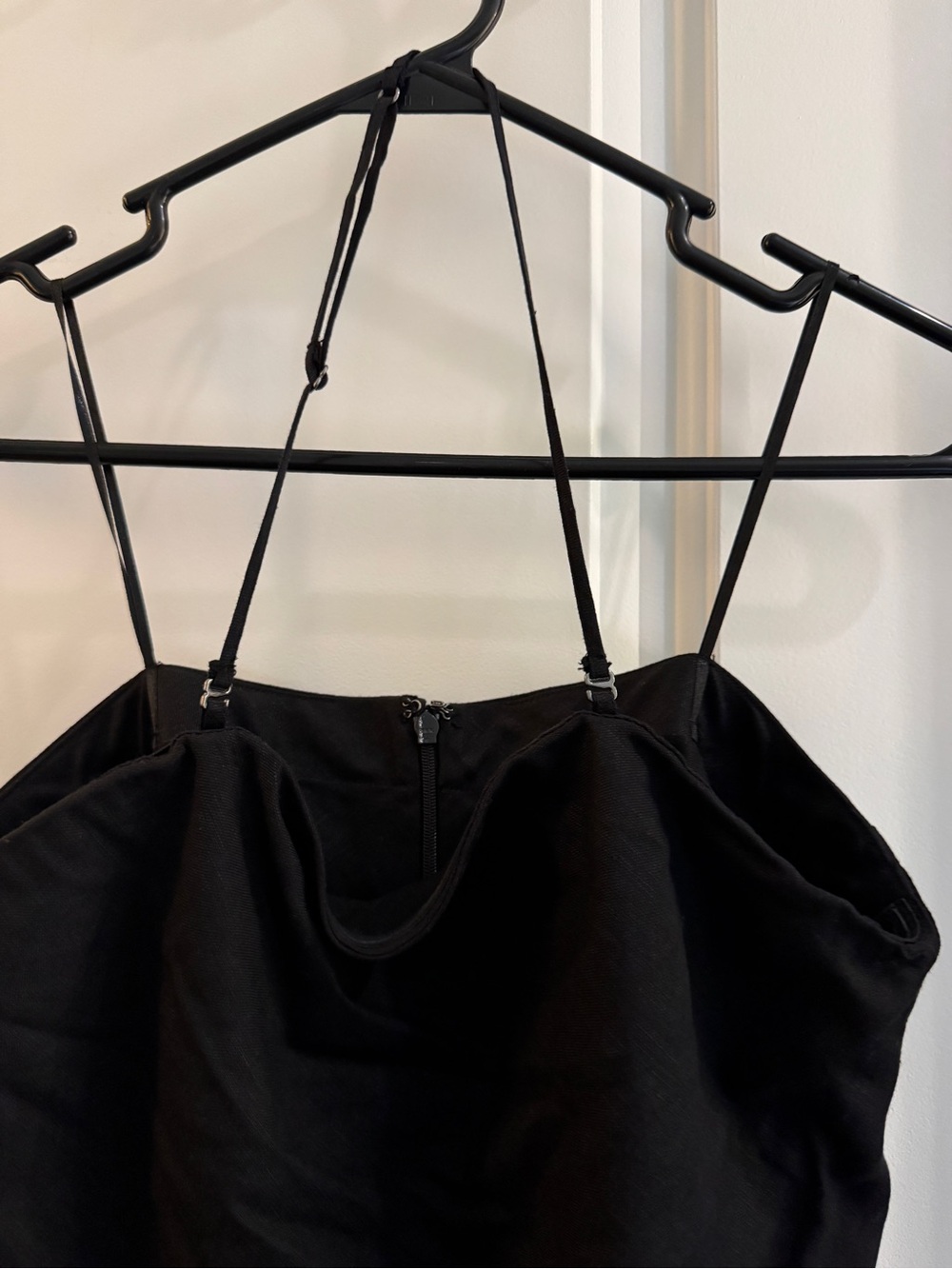 Black Spaghetti Strap Halter dress